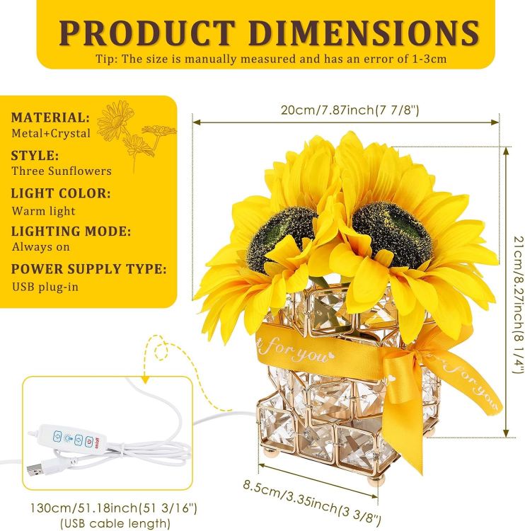 rechargeable decorative table lamp yellow light