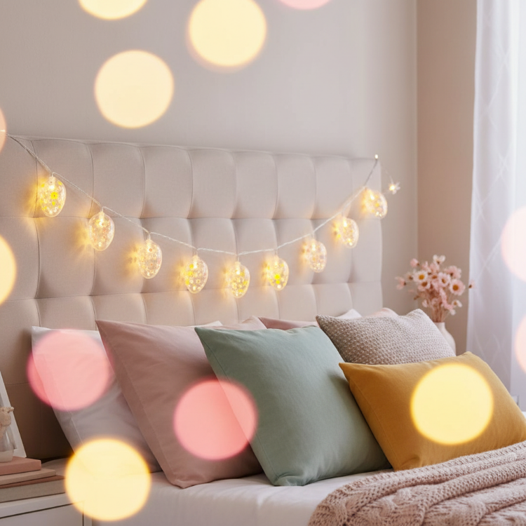 floral easter egg LED decoration lights