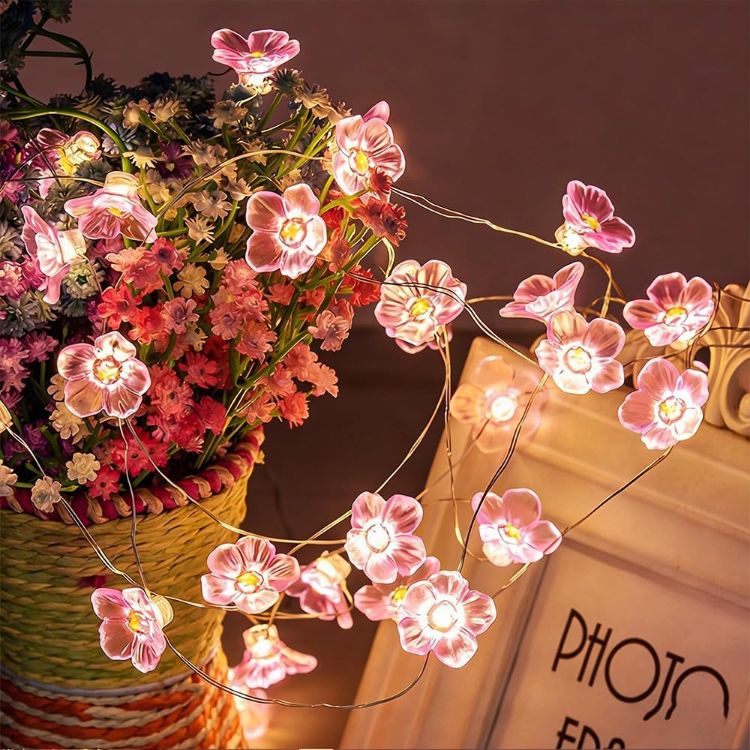 2m cherry blossom decorative lights indoor