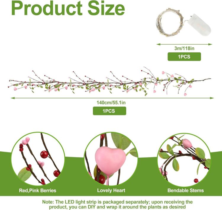 floral vine garland door decoration