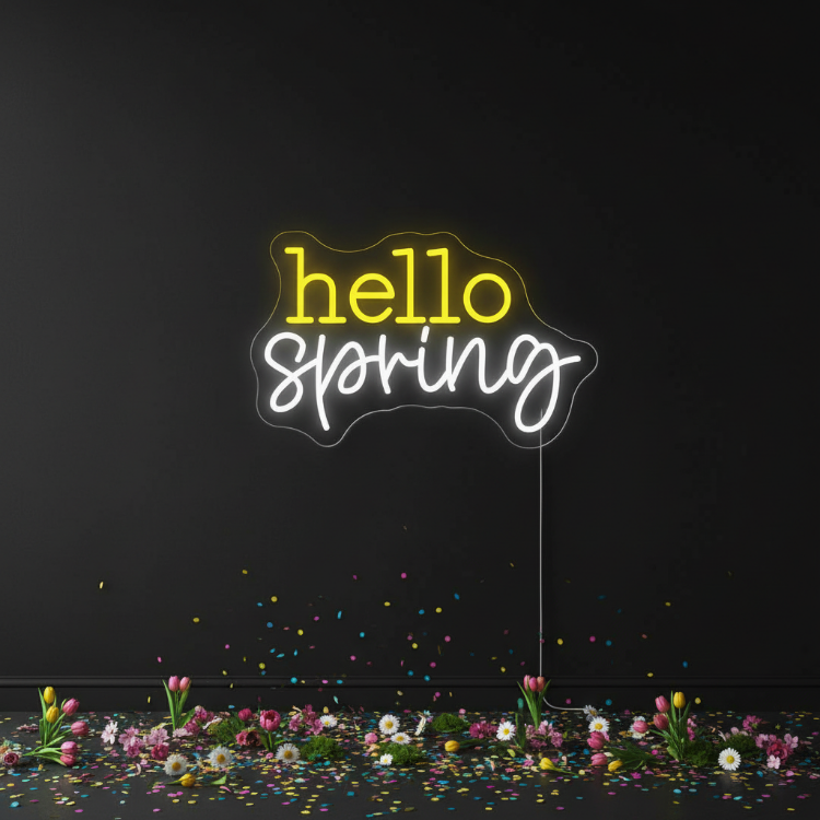 modern acrylic neon wall decoration