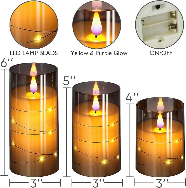 safe flameless candles for weddings and events
