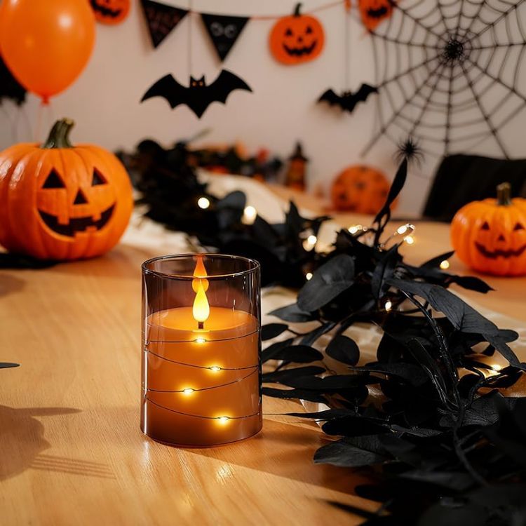 LED candles with built in fairy lights for home décor