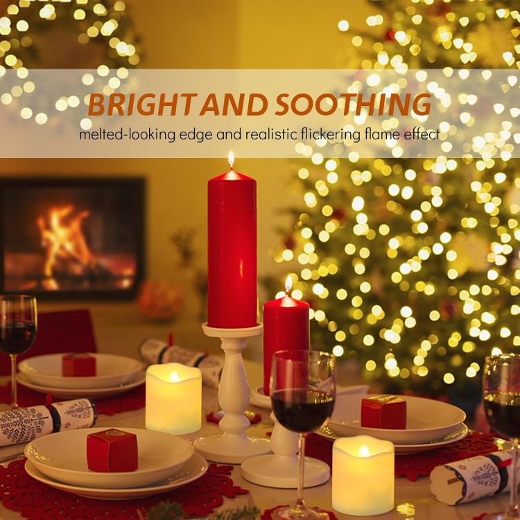 safe flameless tea lights for indoor use