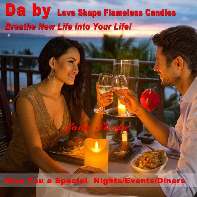 decorative LED candles for weddings and events