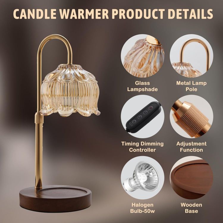 halogen candle warmer lamp for jar candles