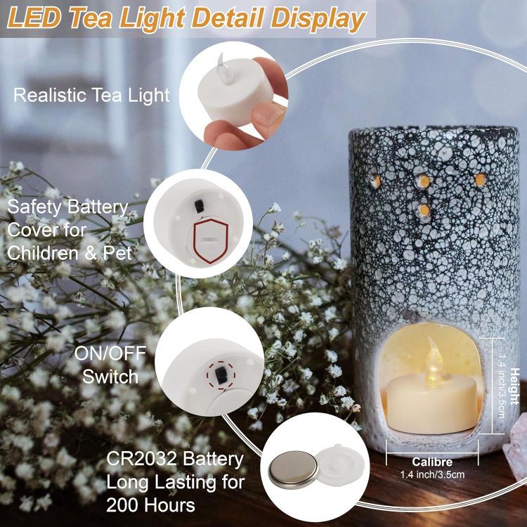 battery operated LED tealights with long life