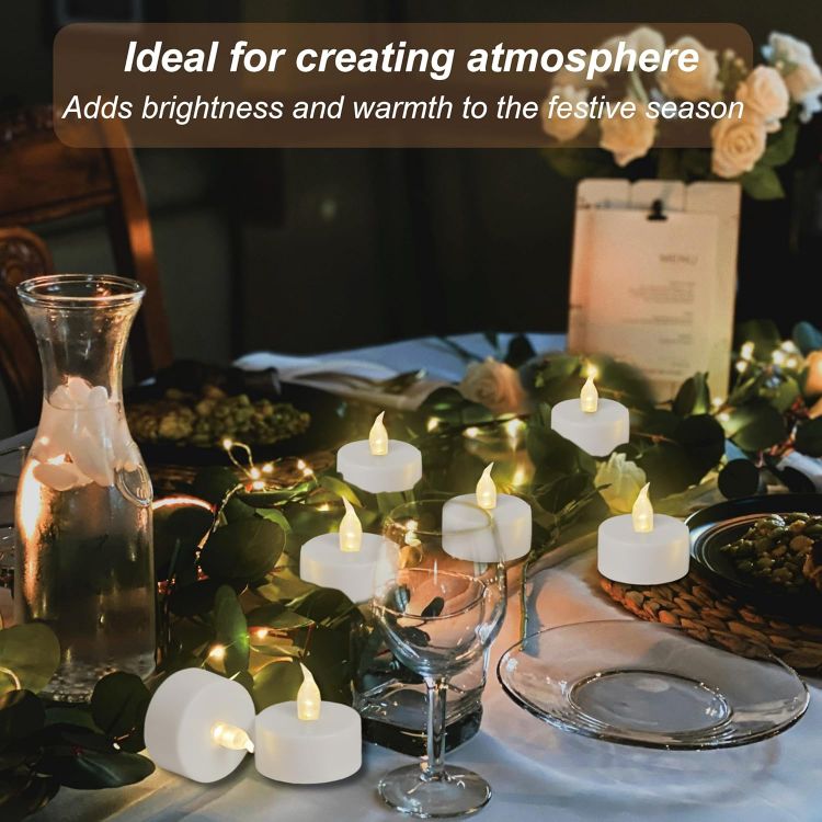 safe flickering candles for home décor