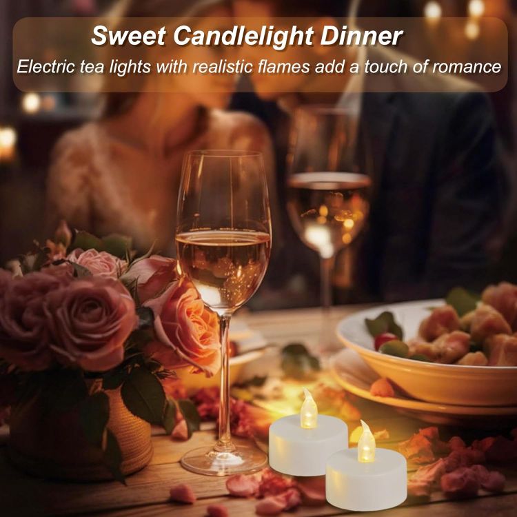 warm white flameless candles for Diwali décor