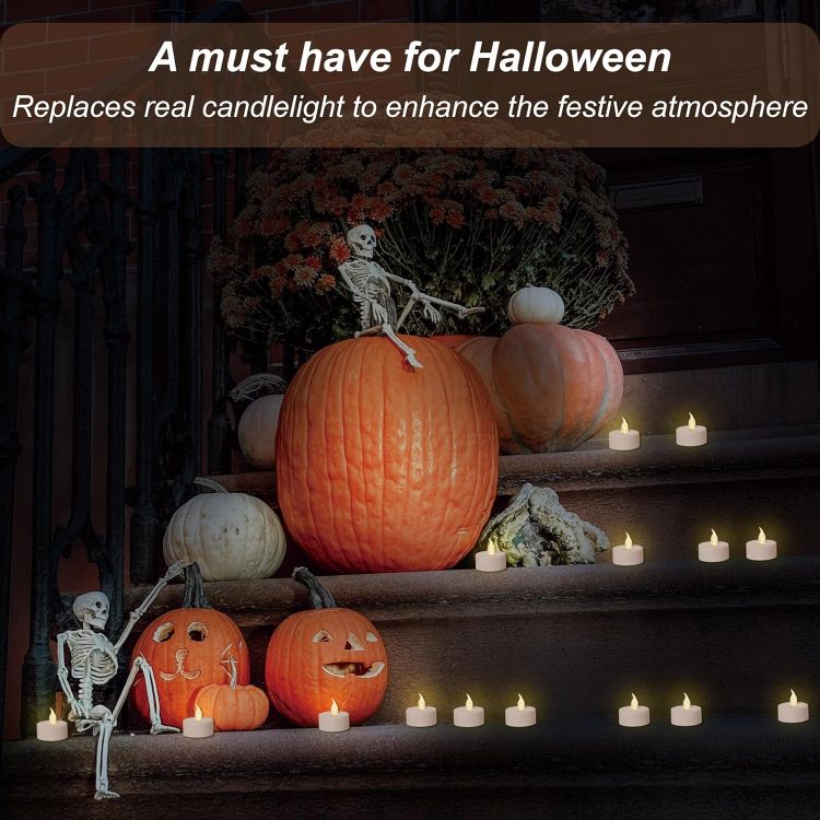 decorative flickering tea lights for events