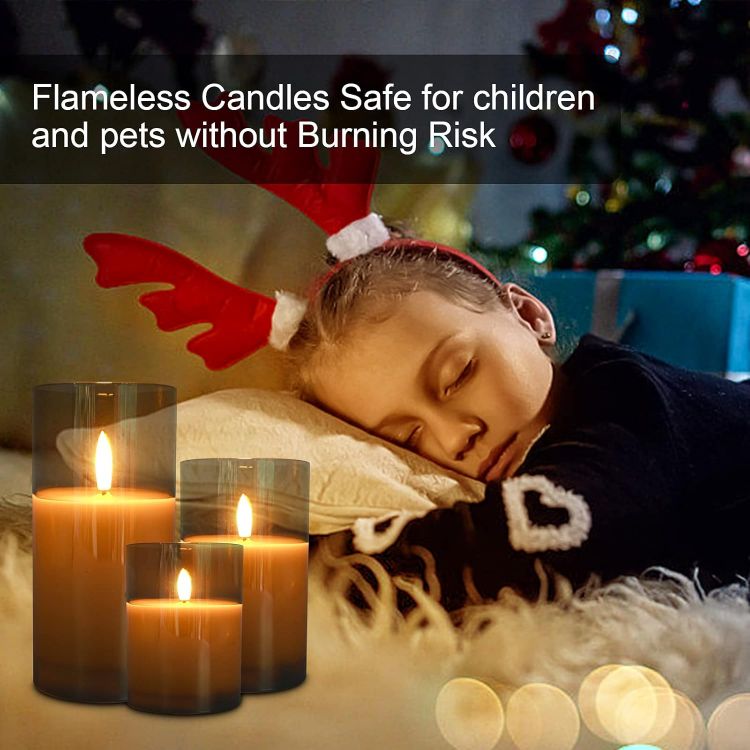 realistic flameless candles for home décor