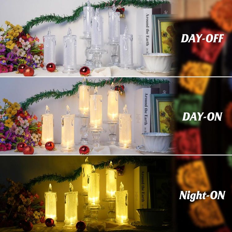 decorative LED candles for wedding table décor