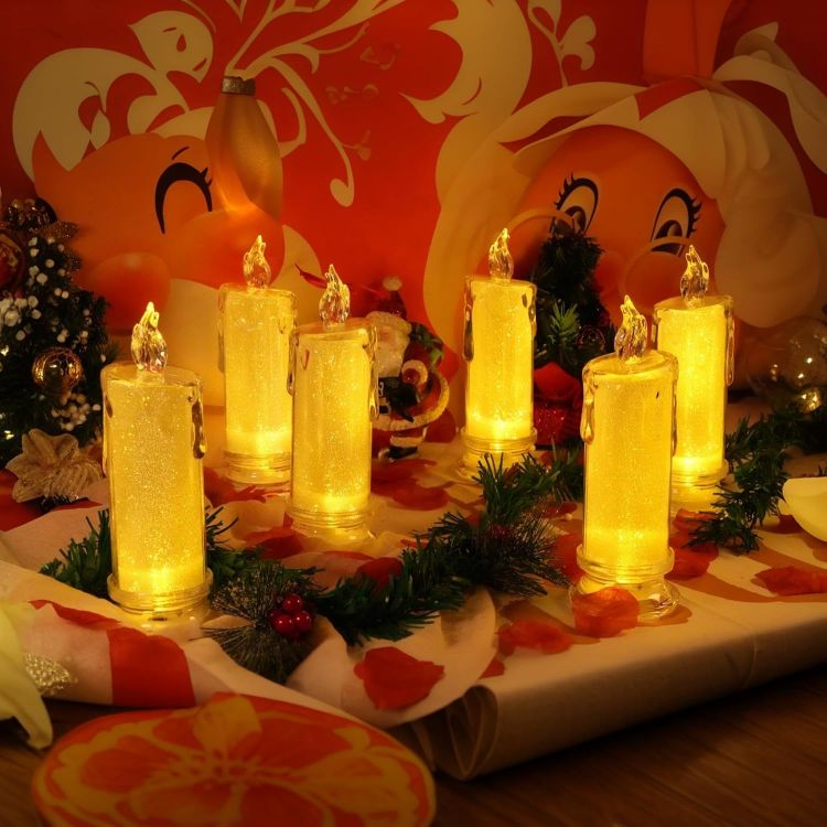 safe flameless candles for home and events