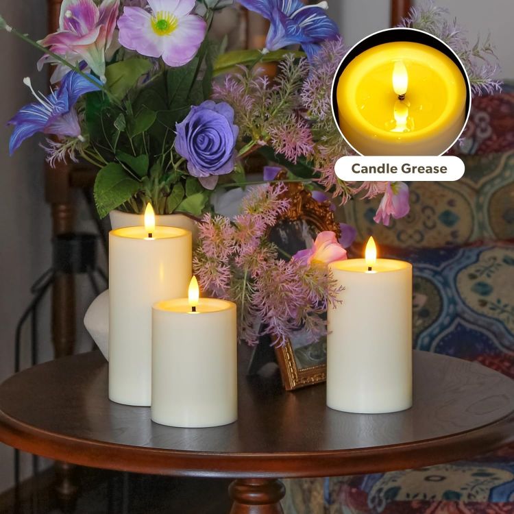 garden patio decorative flameless candle lighting