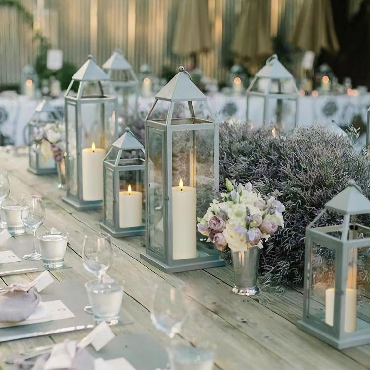 weatherproof LED candles for outdoor décor