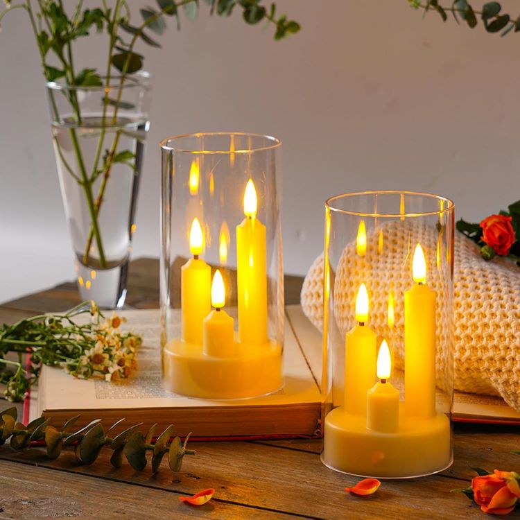 remote control LED candles with timer function