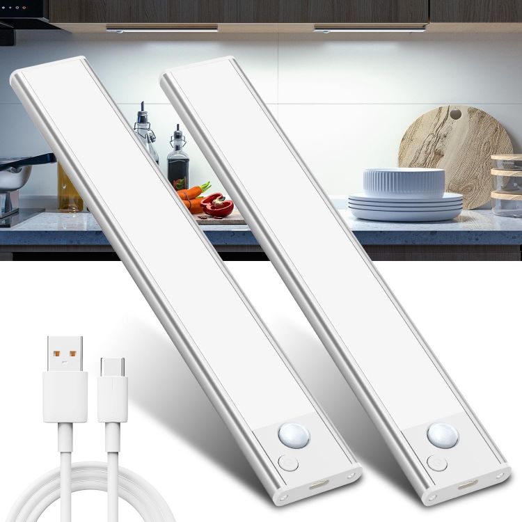 rechargeable LED motion sensor under cabinet kitchen light