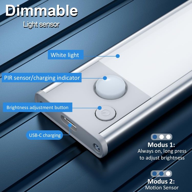 motion activated LED light for stairs and hallway