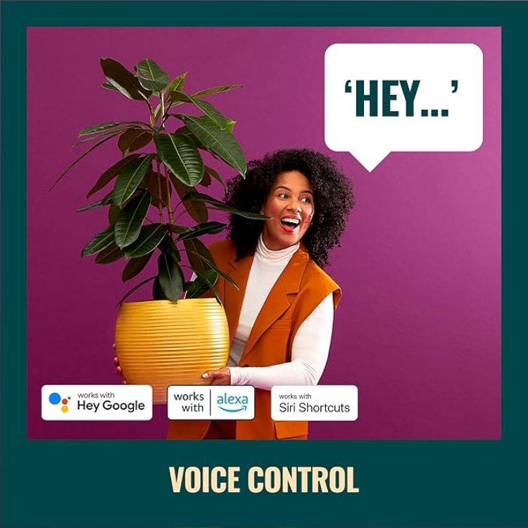 Picture of Smart Bulb, E27, 60W, Shades of White, Smart LED Connected WiFi Works with Alexa, Google Assistant & HomeKit, App Control for Home Indoor Lighting, Livingroom, Bedroom, Energy Monitoring, 3 Pack