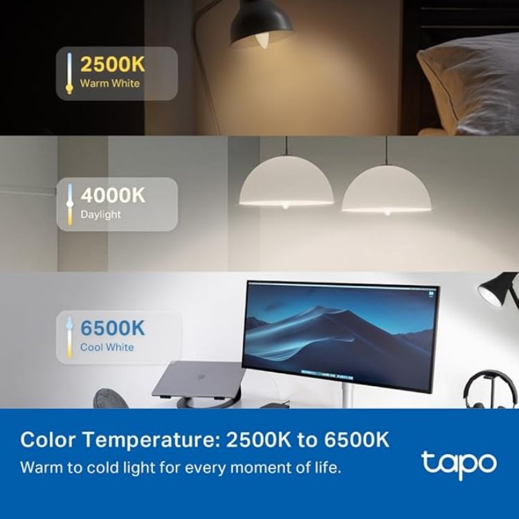 Picture of L430C Smart Bulb E14 LED Light Bulb – Alexa Compatible, Colour Changing, Dimmable, Music Sync, App & Voice Control, Schedule & Timer