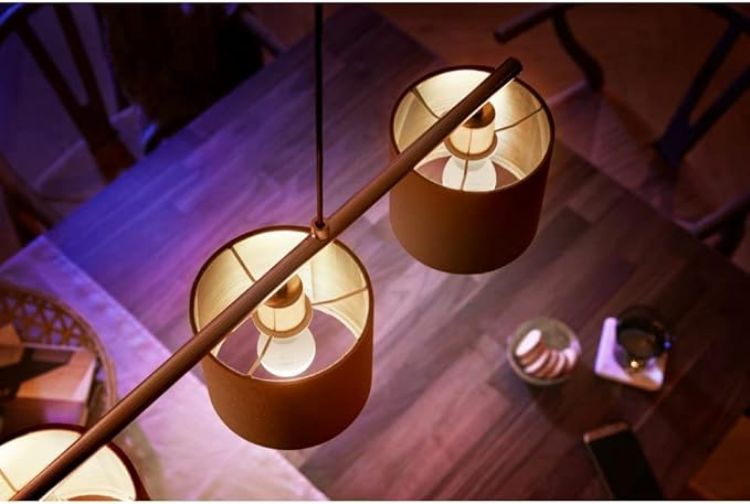 Picture of New White Smart Light Bulb Luster 2 Pack E14 Bluetooth Compatible with Alexa Google Assistant Apple HomeKit