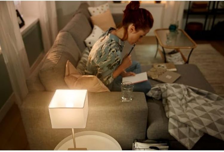 Picture of New White Smart Light Bulb Luster 2 Pack E14 Bluetooth Compatible with Alexa Google Assistant Apple HomeKit