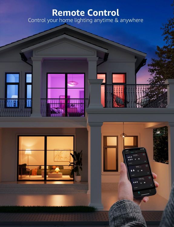 Picture of AI Smart Bulb B22 806lm WiFi RGB Music Sync Dimmable Voice Control