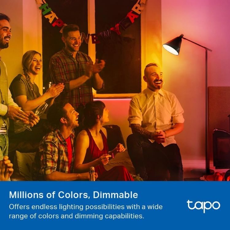 Picture of L430P E14 Smart Bulb 2 Pack – Bluetooth Alexa, Google Home & Apple HomeKit Compatible, Color Changing, Dimmable Smart Light