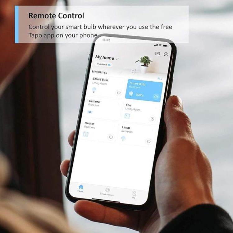 Picture of L510B Smart Bulb B22 LED Light Bulb 2 Pack Dimmable Energy Monitoring 8.3W 60W Equivalent with Schedule and Timer Away Mode Energy Saving Voice Control with Alexa and Google
