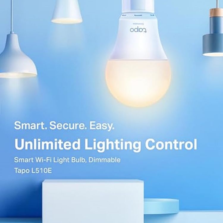 Picture of L510E Smart Bulb Smart WiFi LED Light E27 Works with Amazon Alexa Echo and Echo Dot and Google Home Dimmable Soft Warm White No Hub Required Energy Class F