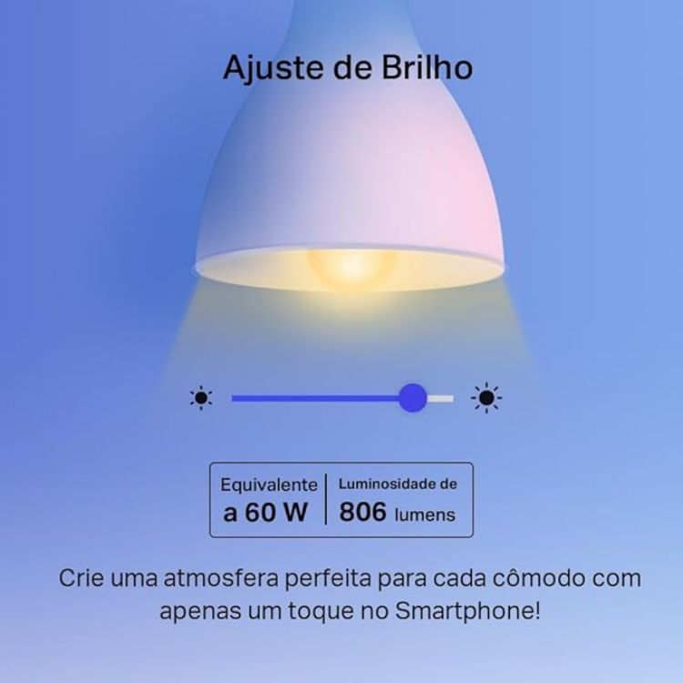Picture of Smart WiFi LED Multicolor Light Bulb E27 Compatible with Alexa and Google Home 806 Lumens 8.7W No Hub Required Remote Control via Tapo App Model L530E