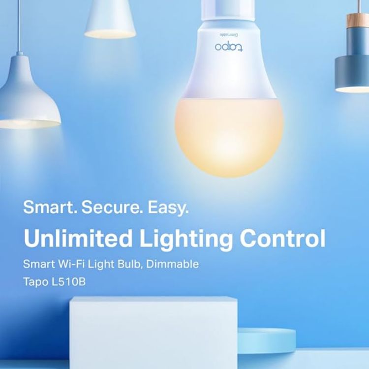 Picture of L510B WiFi Smart Bulb B22 8.3W 60W Equivalent – Dimmable LED, Alexa & Google Voice Control, Schedule, Timer & Away Mode Energy Saving Light
