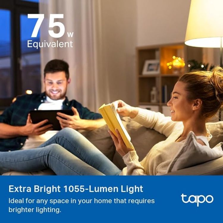 Picture of L535E E27 Smart Bulb 8.6W 75W Equivalent – Matter Certified Multicolour LED, Alexa & Google Voice Control, Energy Monitoring, Schedule & Away Mode