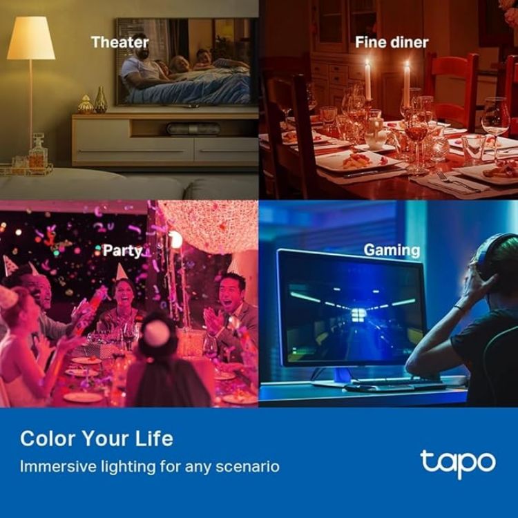 Picture of L530B B22 Smart Bulb 8.7W Multicolor LED 60W Equivalent – Alexa & Google Voice Control, Dimmable WiFi Light, Schedule, Timer & Away Mode