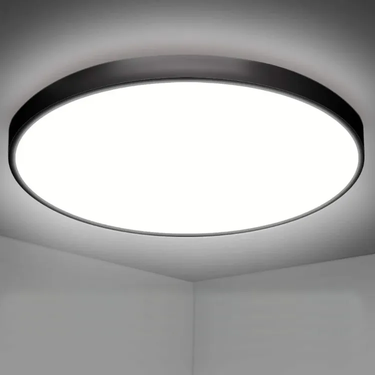 energy efficient LED ceiling light black