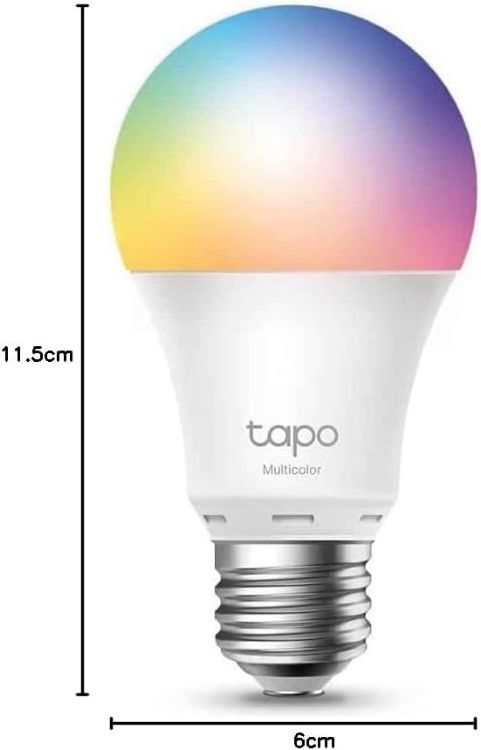 Picture of TP-Link Smart Bulb E27 WiFi LED Light 8.3W Colour Changing Dimmable Works with Alexa and Google Home No Hub L530E