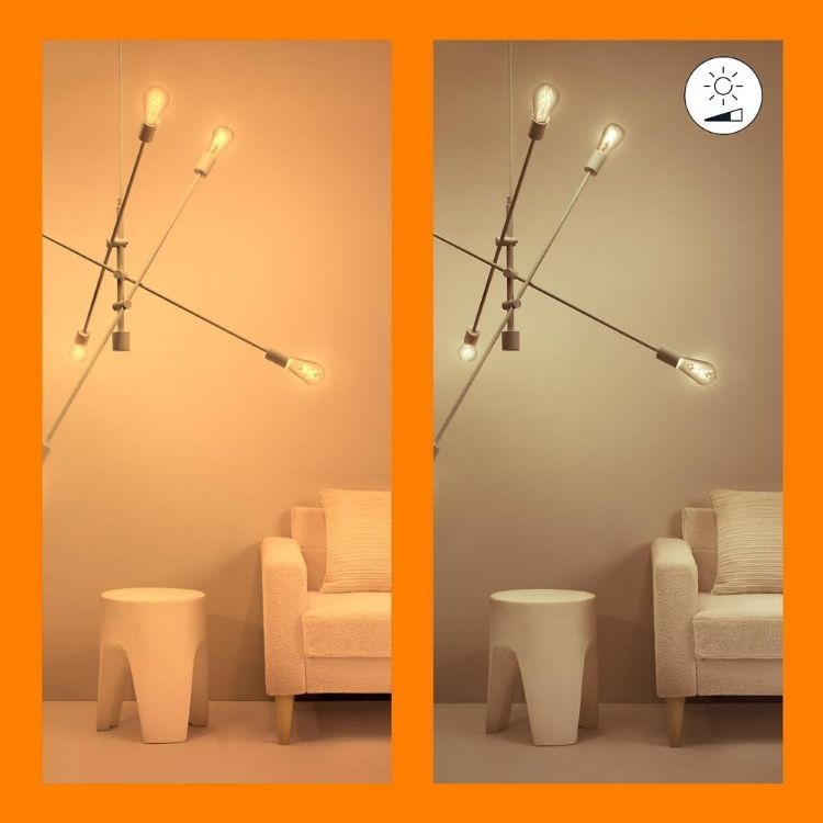 Picture of E27 Smart WiFi LED Bulb 60W Equivalent White Light – App Control, Dimmable Clear Lighting for Bedroom & Living Room