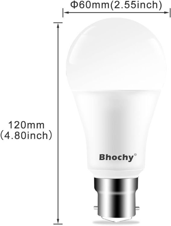 Picture of B22 Smart Light Bulbs 2 Pack 1200LM – 120W Equivalent, RGB Colour Changing, 2700–6000K Dimmable, Alexa Voice & App Control, No WiFi Required