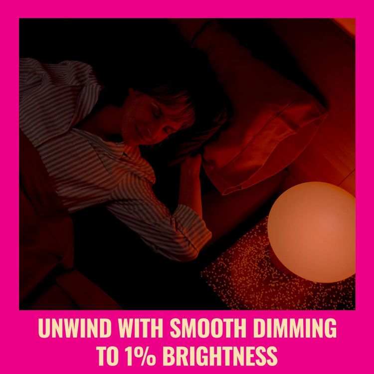 Picture of E27 Smart LED Bulb 2 Pack 806 Lumens 60W Equivalent RGB Tunable White 2200K to 6500K Dimmable Works with Alexa Google Assistant and Apple Home