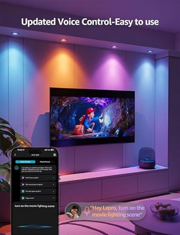 Picture of BG1 AI GU10 Smart Bulb 400lm Dimmable WiFi LED Spotlight RGB & Tunable White – Music Sync, Alexa & Google Compatible 1 Pack