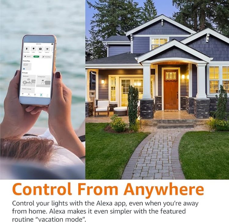 Picture of Smart Dimmable LED Bulb B22 8W (60W Equivalent), Soft White, Works with Alexa, App Control, 1 Pack