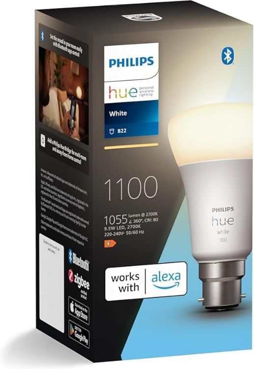 Picture of Smart LED Bulb B22 Dimmable, Dynamic Lighting Modes, Works with Alexa, Google Assistant & Apple HomeKit