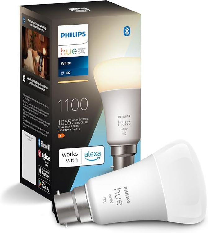 Picture of Smart LED Bulb B22 Dimmable, Dynamic Lighting Modes, Works with Alexa, Google Assistant & Apple HomeKit
