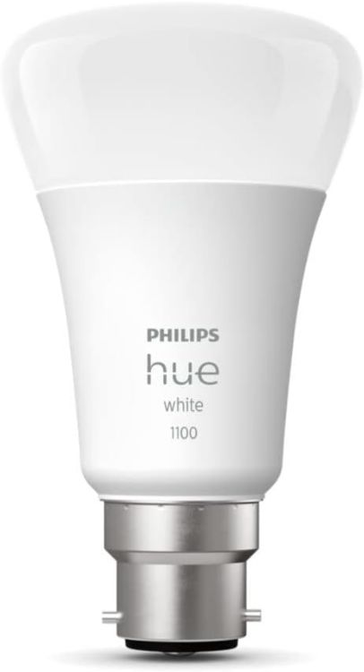 Picture of White Smart LED Bulb B22 1100 Lumens, 75W Equivalent, Dimmable, Works with Alexa, Google Assistant & Apple HomeKit