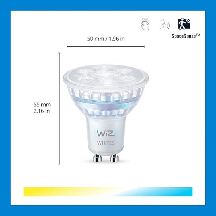 Picture of Smart LED Glass Bulb GU10 2 Pack, 50W Equivalent, Tunable White, WiFi, Works with Alexa, Google Assistant & Apple HomeKit