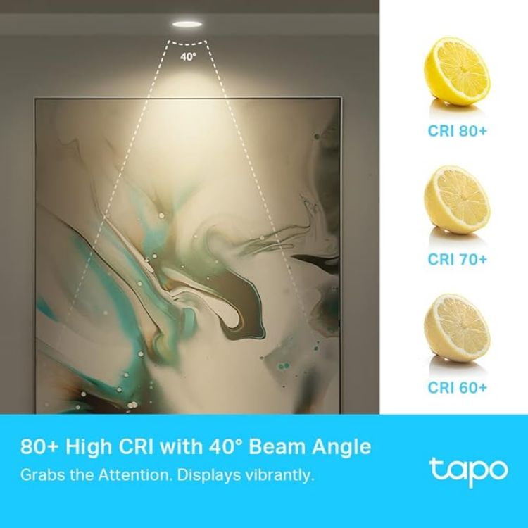 Picture of L610 GU10 Smart Bulb 4 Pack WiFi LED Spotlight | Dimmable 1–100%, High Lumen, Alexa & Google Assistant Compatible