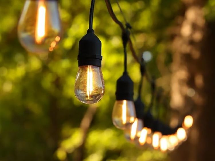 Picture of Outdoor String Light Replacement Bulbs 15 Pack E27 S14 LED 2700K Warm White | 2W Energy Saving Festoon Patio Garden Lights