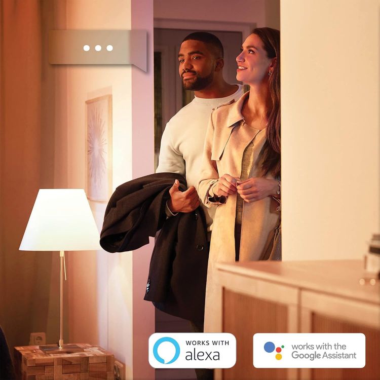 Picture of New White Smart LED Light Bulb 2 Pack [GU10 Spot] with Bluetooth Works with Alexa, Google Assistant, Apple Homekit for Indoor Home Lighting