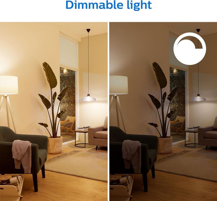 Picture of Smart  Connected Vintage LED Light Bulb B22 – Dimmable 640 Lumens Tunable Warm White and Cool White Smart Bulb Compatible with Alexa and Google [Energy Class F]