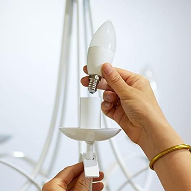 Picture of Smart Colour & White Candle Light Bulb, E14 Small 40W, Smart LED Connected WiFi Works with Alexa, Google Assistant & HomeKit, App Control for Living Room, Bedroom, Energy Monitoring